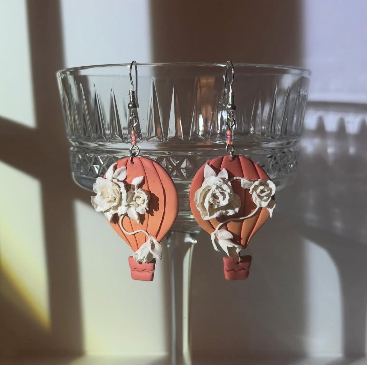 Hot Air Balloons w/Flowers