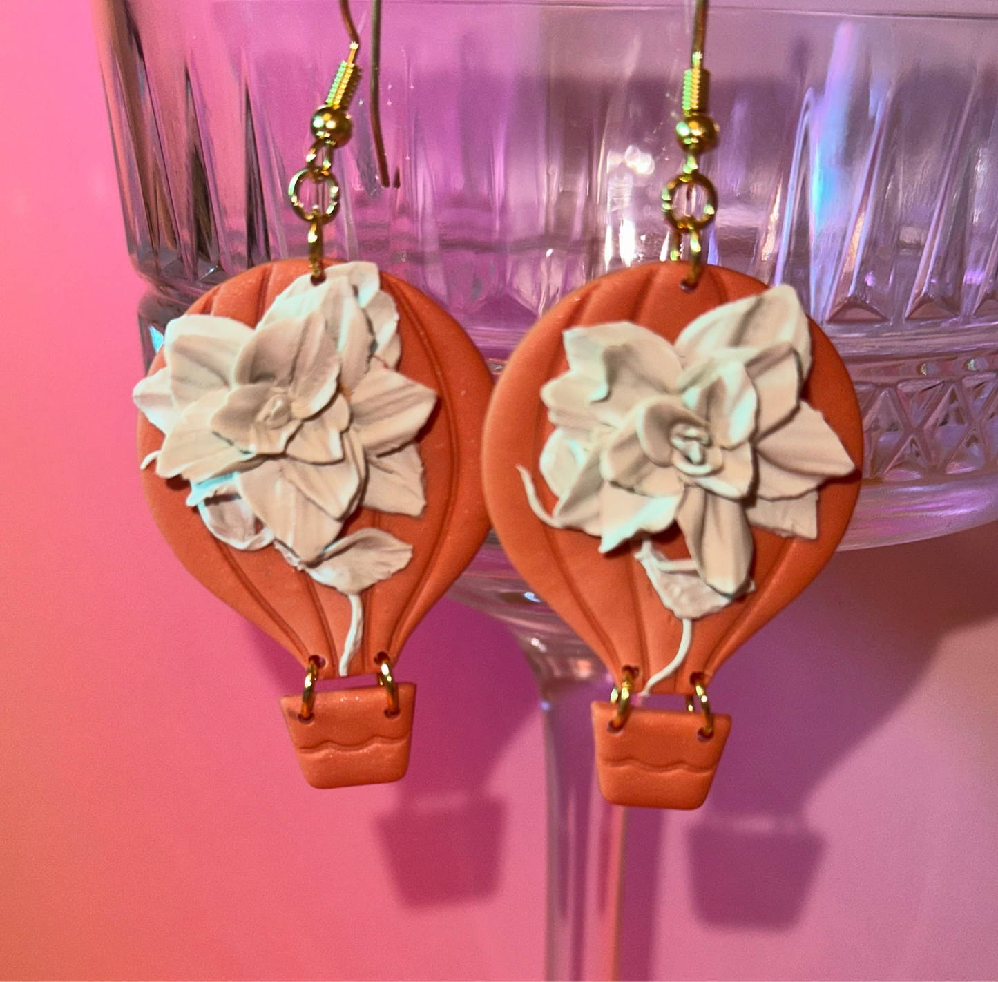 Hot Air Balloons w/Flowers