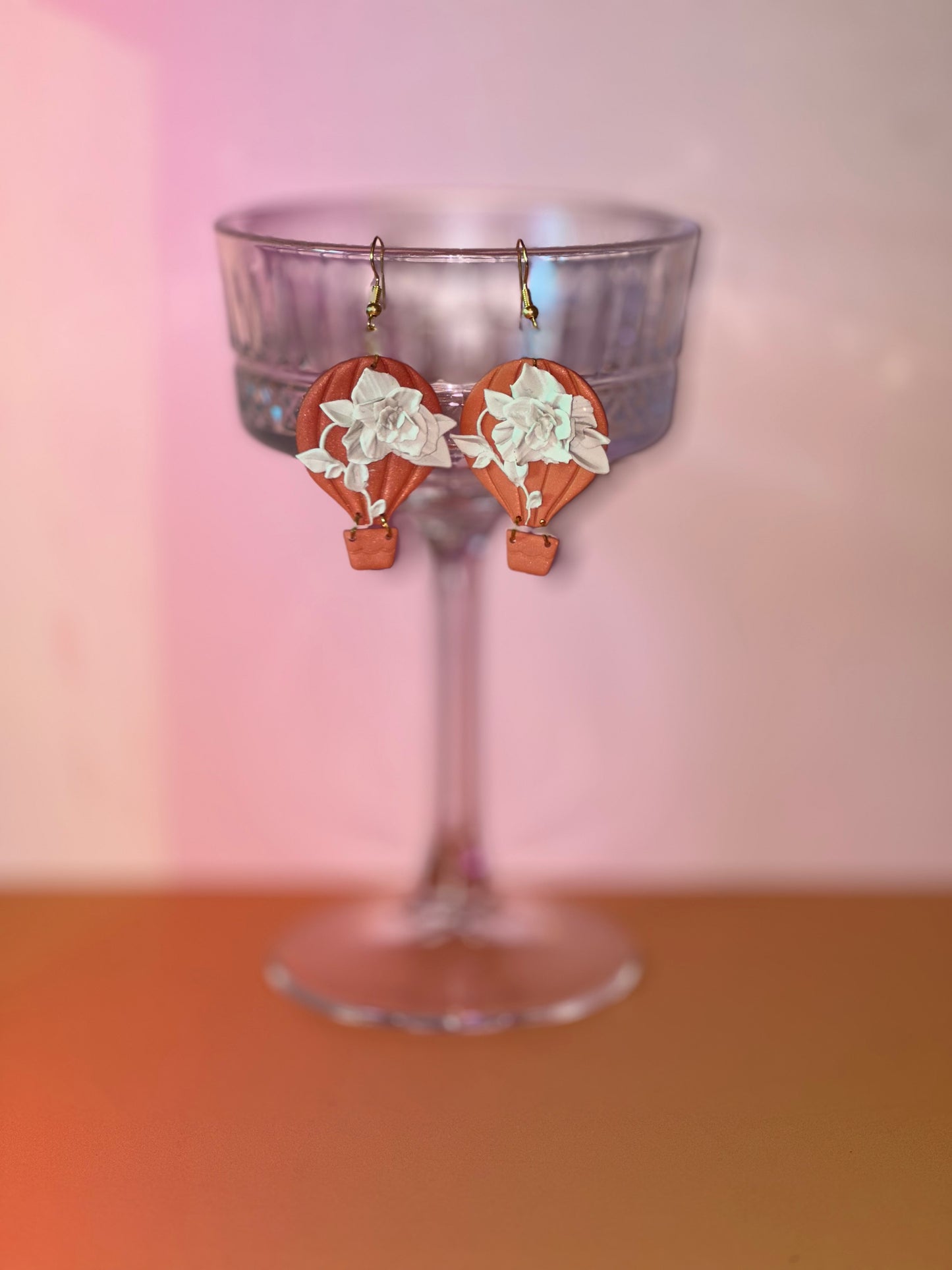 Hot Air Balloons w/Flowers